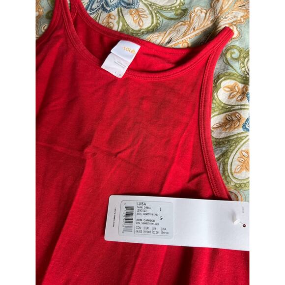 Red Lole Luisa Comfortable High Neck Maxi Dress - Picture 10 of 15